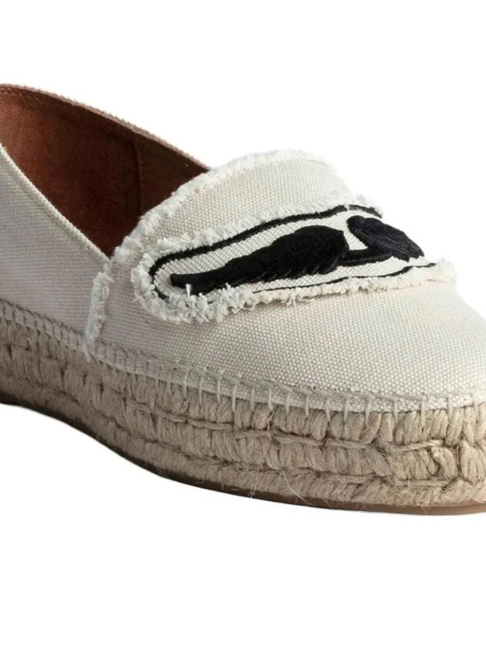 ZADIG & VOLTAIRE Women's City Frayed Espadrille Flat.